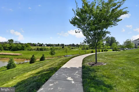 a park view with a lake view