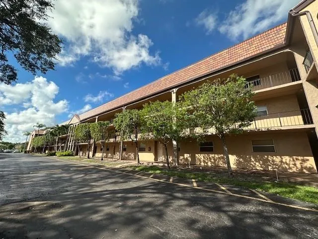 a front view of a building