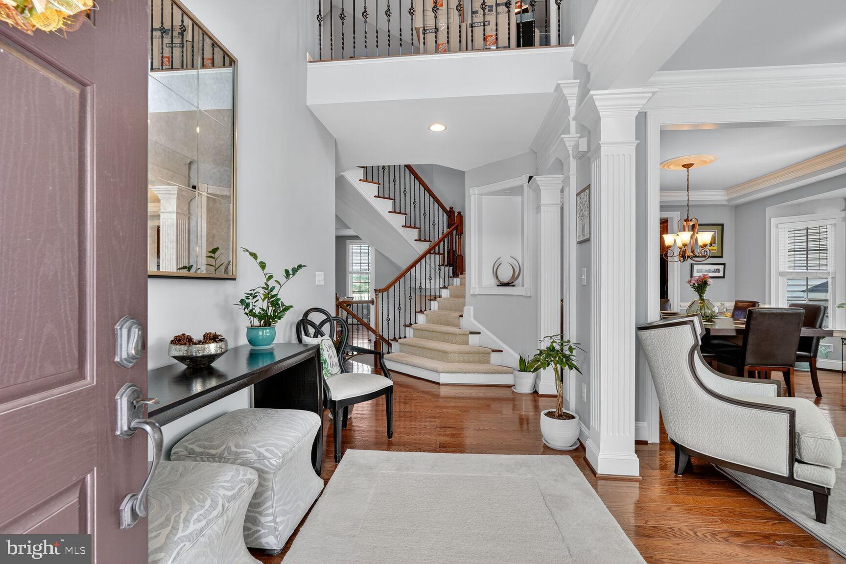 3206 Hatcher Street Alexandria, VA 22303 - Photo 2 of 49 a living room with furniture and wooden floor