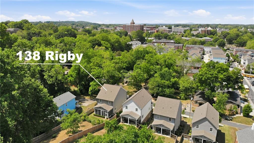 138 Rigby Street Northeast Marietta, GA 30060 - Photo 38 of 39 an aerial view of multiple house