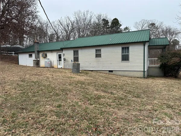 a backyard of a house