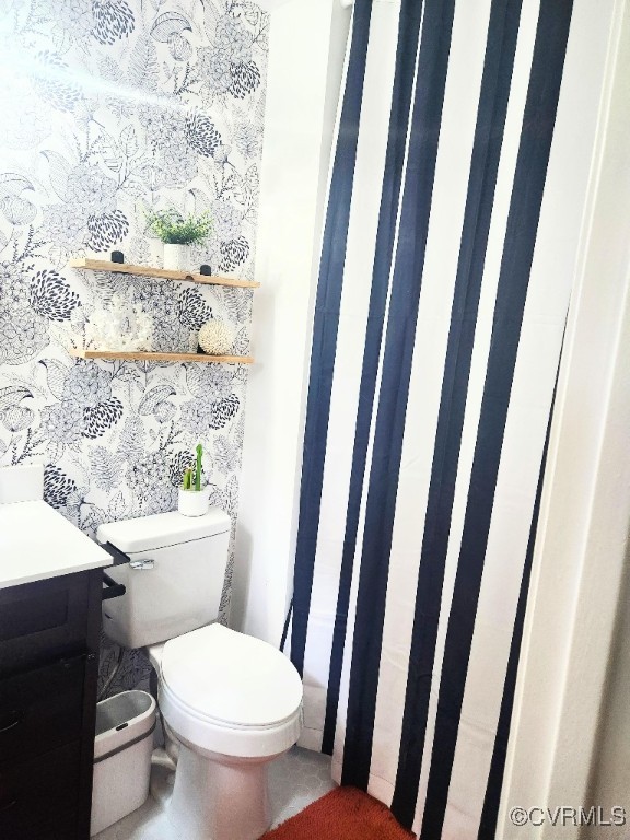 7000 Deer Run Lane Midlothian, VA 23112 - Photo 21 of 27 a white toilet sitting next to a small bathroom
