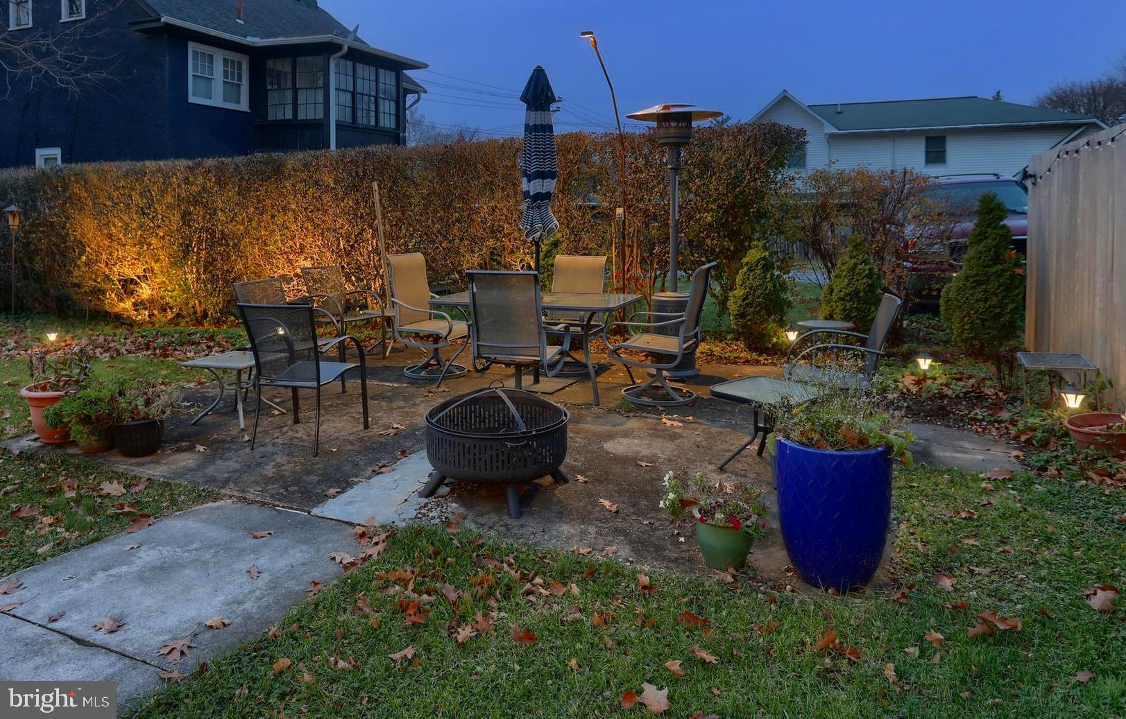 3 East High Street Lebanon, PA 17042 - Photo 51 of 54 a view of a backyard with plants and a patio
