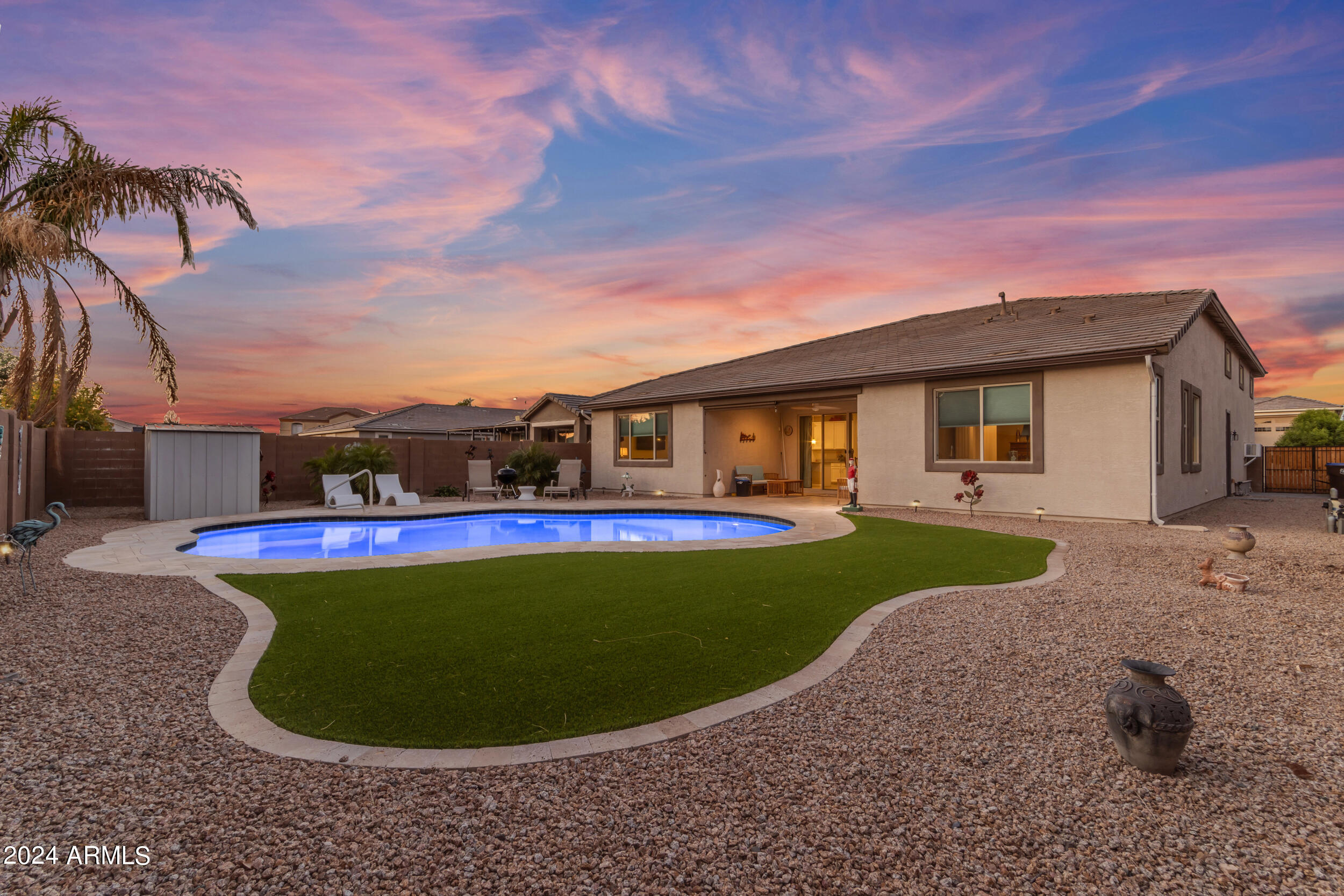 24098 Wheat Road Florence, AZ 85132 - Photo 7 of 60 Backyard
