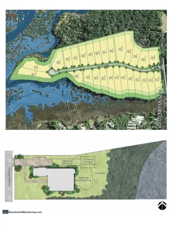 a view of river and deck