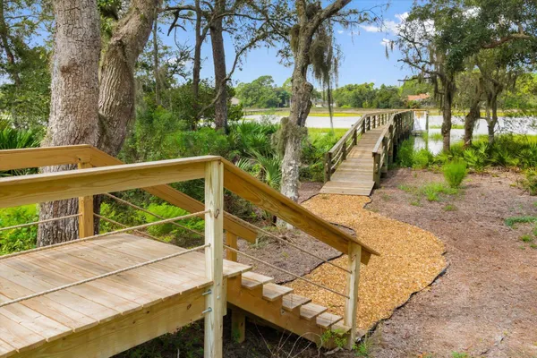 a view of an ocean & city