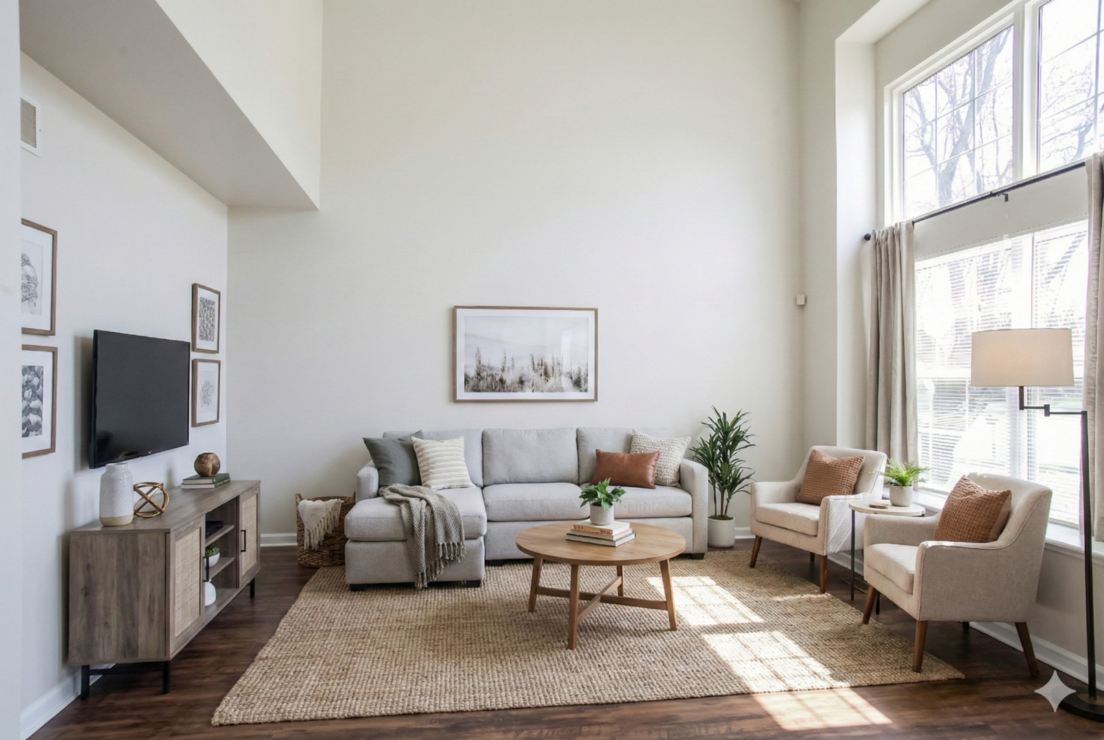 4508 Azalea Avenue Monee, IL 60449 - Photo 2 of 26 a living room with furniture wooden floor and a flat screen tv