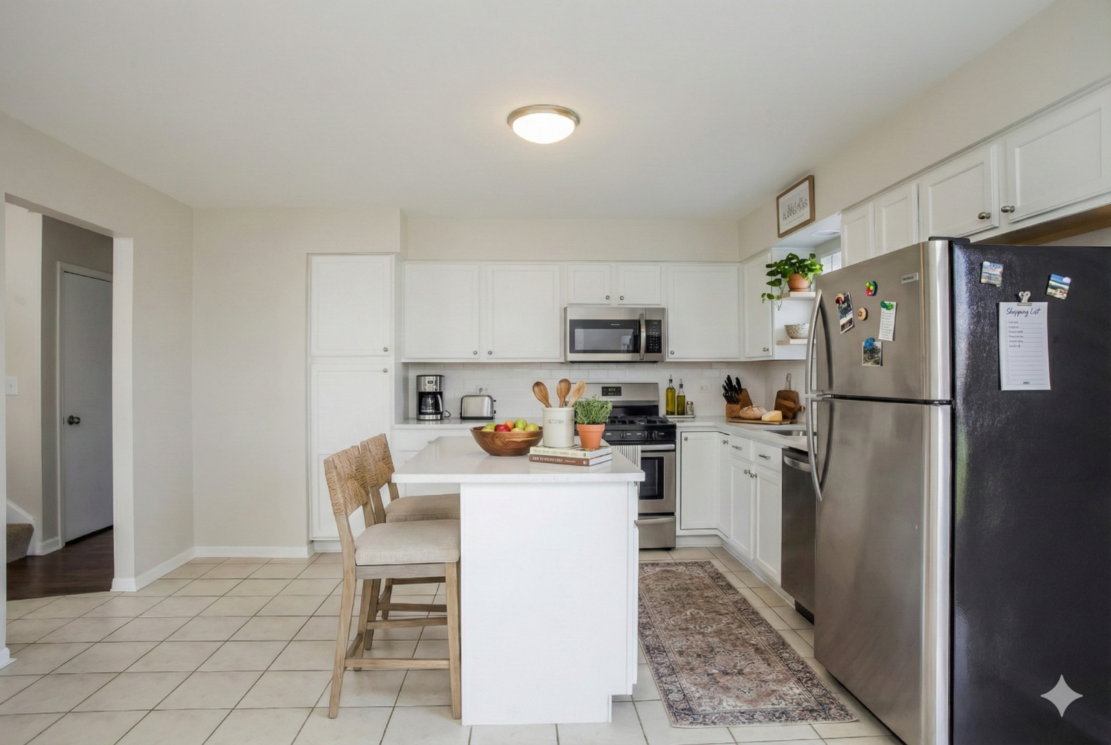 4508 Azalea Avenue Monee, IL 60449 - Photo 3 of 26 a kitchen with a refrigerator a stove top oven a sink and cabinets
