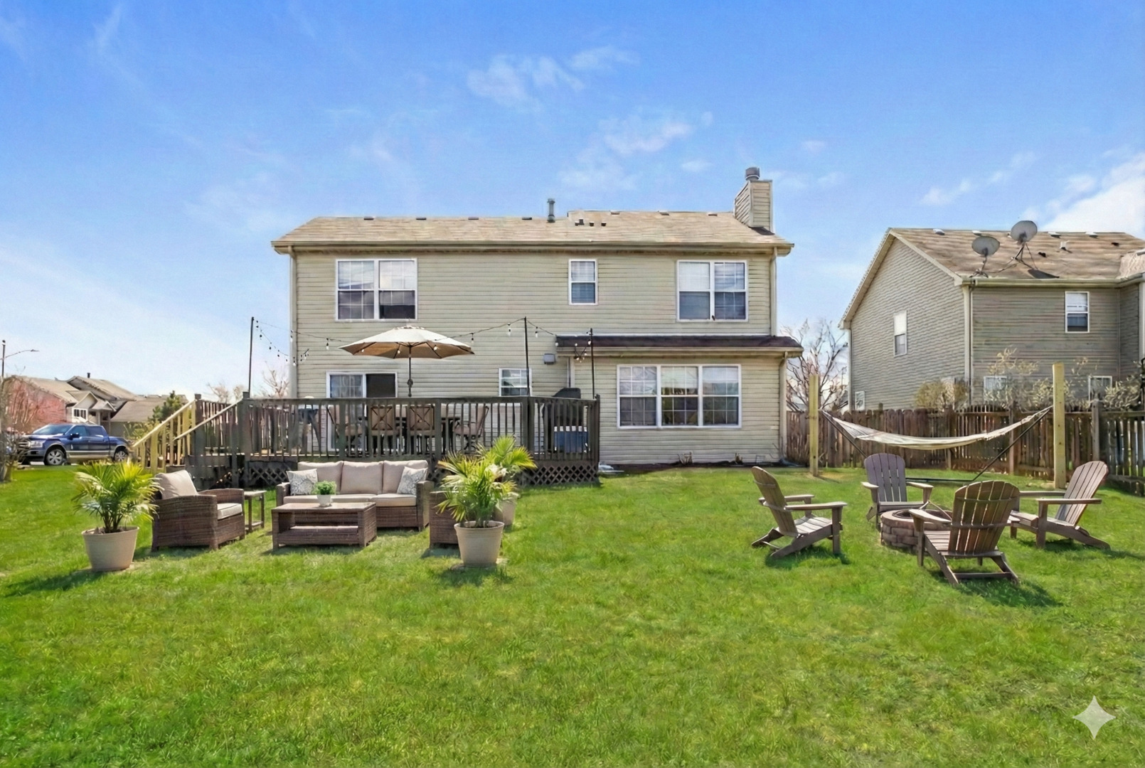 4508 Azalea Avenue Monee, IL 60449 - Photo 6 of 26 a view of a house with backyard porch and sitting area