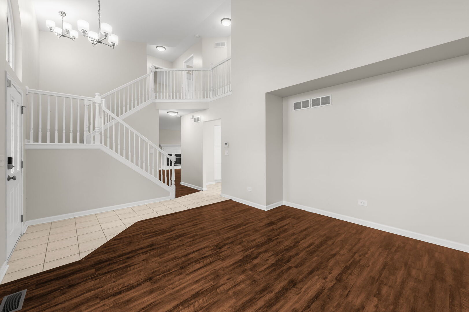 4508 Azalea Avenue Monee, IL 60449 - Photo 8 of 26 a view of entryway and hall with wooden floor