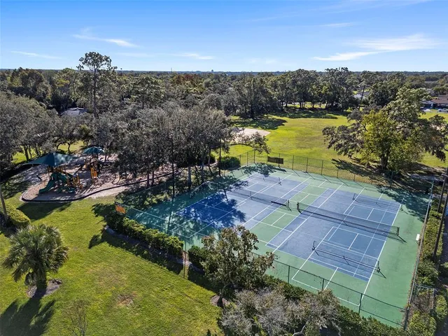 a view of a lake with a mountain