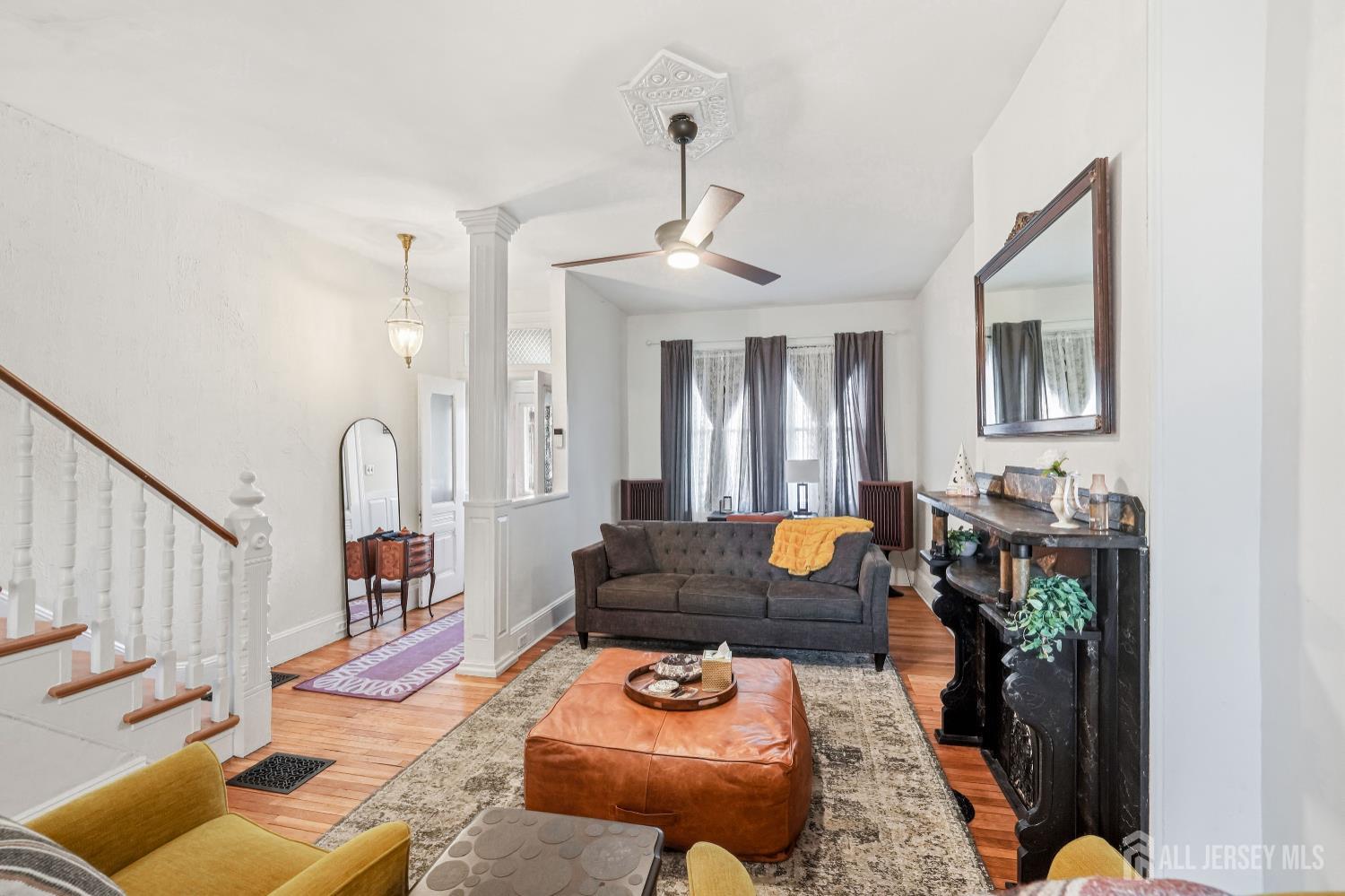 346 East Union Street Burlington, NJ 08016 - Photo 10 of 48 a living room with furniture and a wooden floor