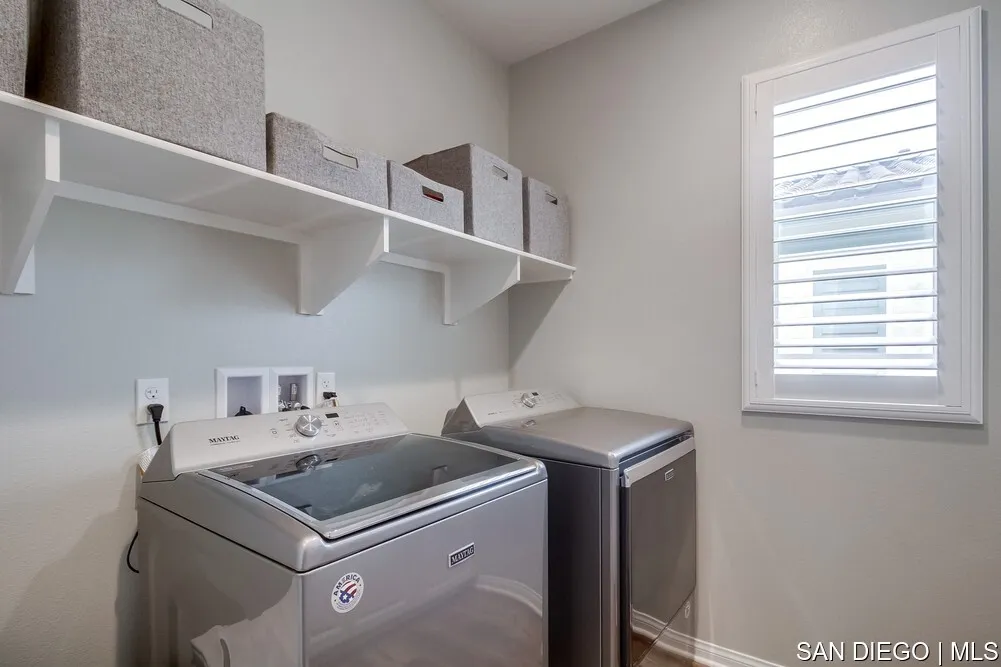 8532 Boulder Way Santee, CA 92071 - Photo 33 of 54 a utility room with dryer and washer