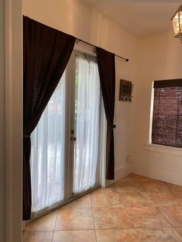 a view of front door