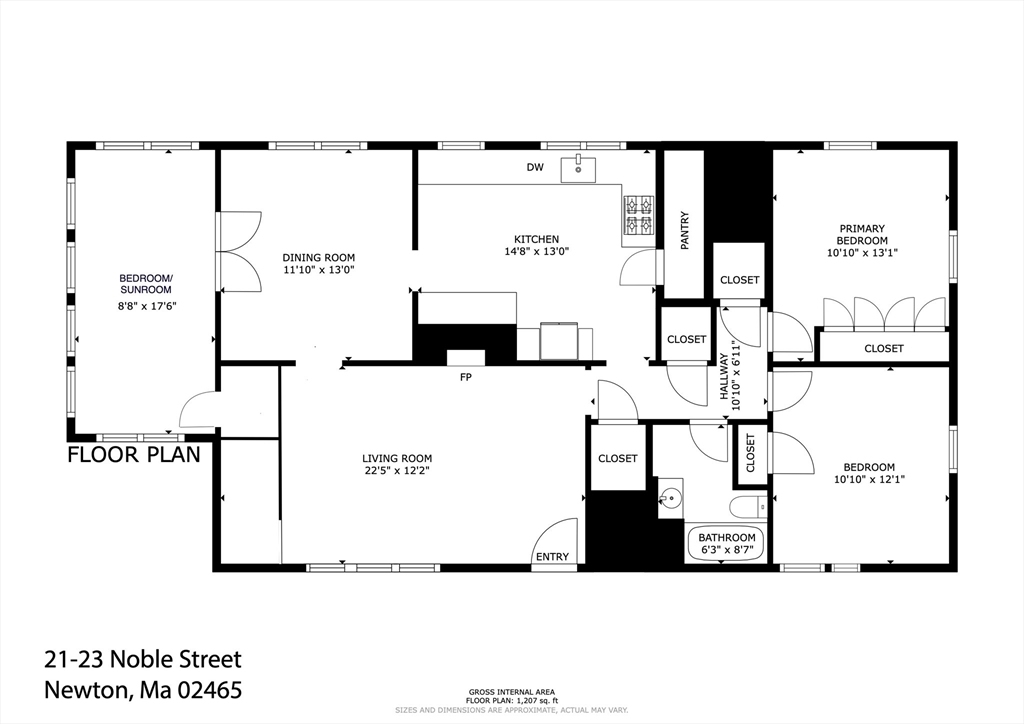 23 Noble Street, Unit 1 Newton, MA 02465 - Photo 22 of 22