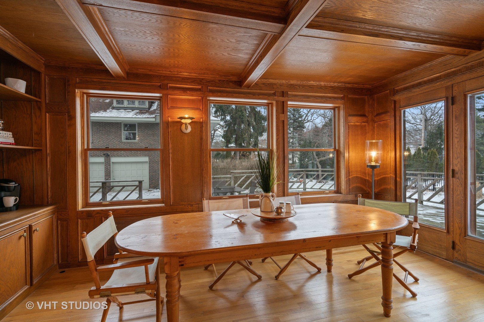 610 Forest Avenue Wilmette, IL 60091 - Photo 12 of 50 a view of a dining room with furniture window and outside view