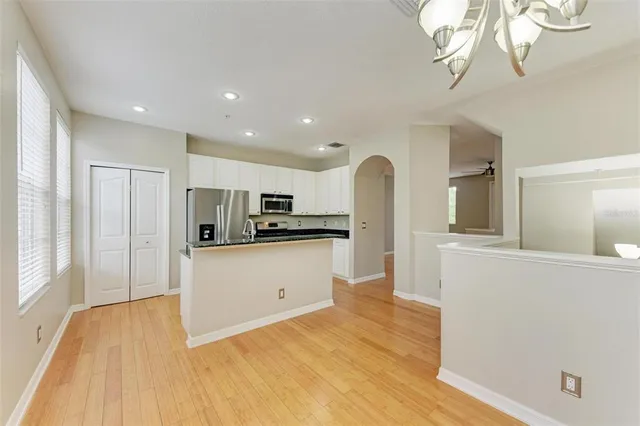 wooden floor in an empty room
