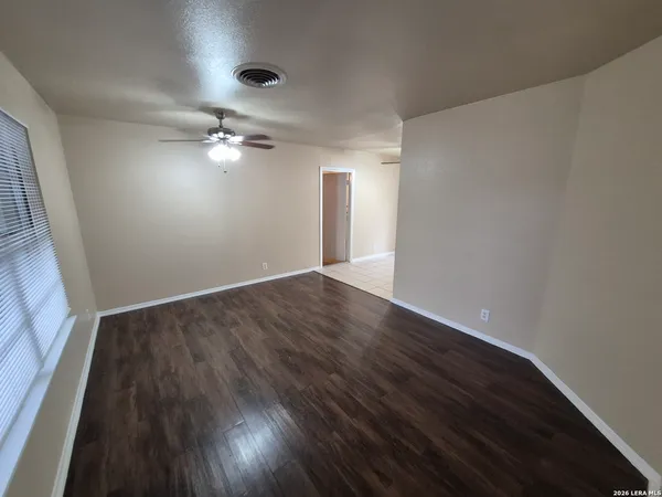 wooden floor in an empty room