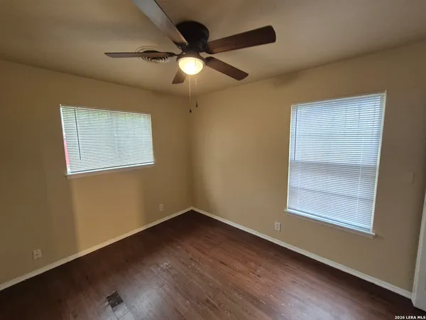 wooden floor in an empty room