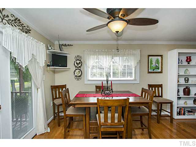 6637 Ten-Ten Road Apex, NC 27539 - Photo 8 of 25 Dining Room is adjacent to the Kitchen - provides a great space for Family and Friends to gather!