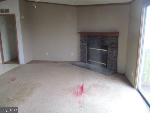 2620 Roberts Station Road Henderson, MD 21640 - Photo 5 of 12 Wood burning fireplace in family room
