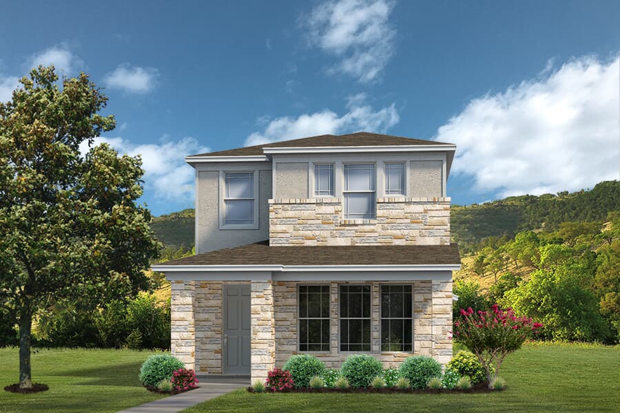 8111 Springsteen Drive Austin, TX 78744 - Photo 8 of 11 Brookfield Residential - Temple Floorplan - Prairie