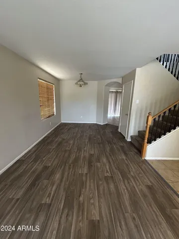 a view of livingroom with furniture and wooden floor