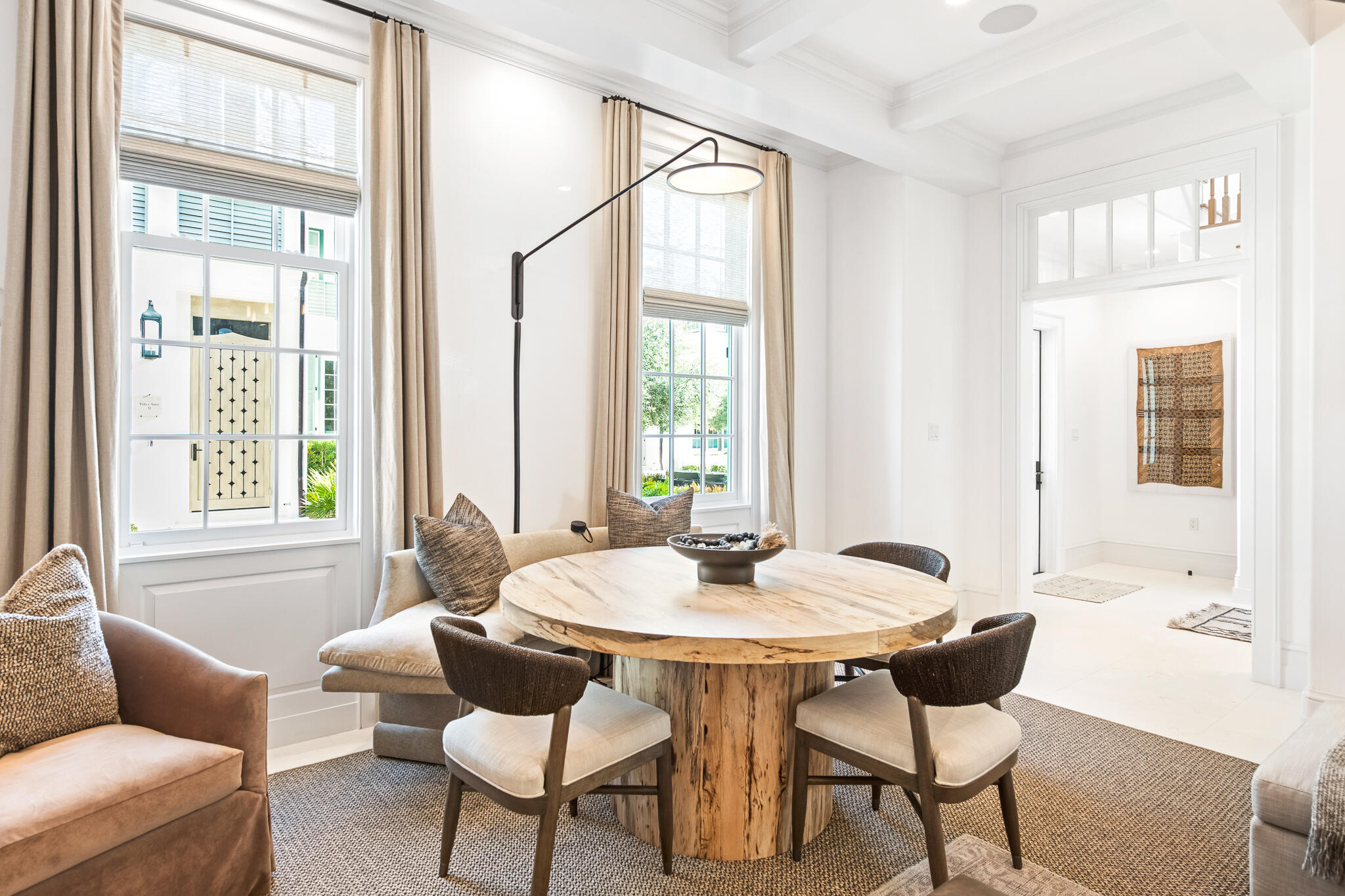 16 Smugglers Alley Inlet Beach, Unit BB6 Inlet Beach, FL 32461 - Photo 11 of 57 a view of a dining room with furniture and windows