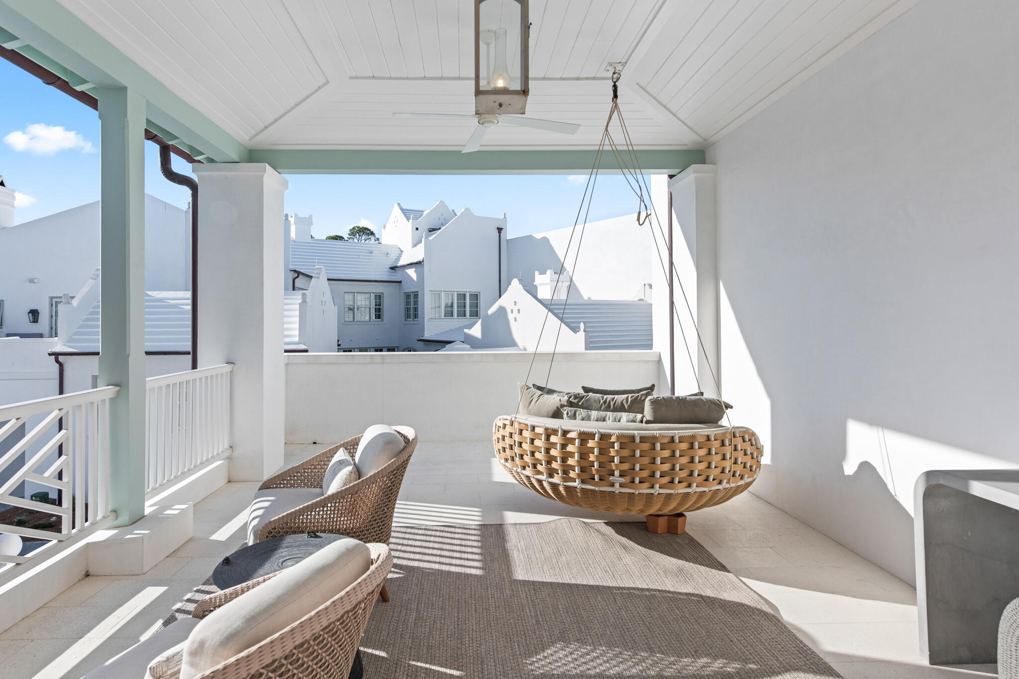 16 Smugglers Alley Inlet Beach, Unit BB6 Inlet Beach, FL 32461 - Photo 34 of 57 a view of staircase with furniture and rug