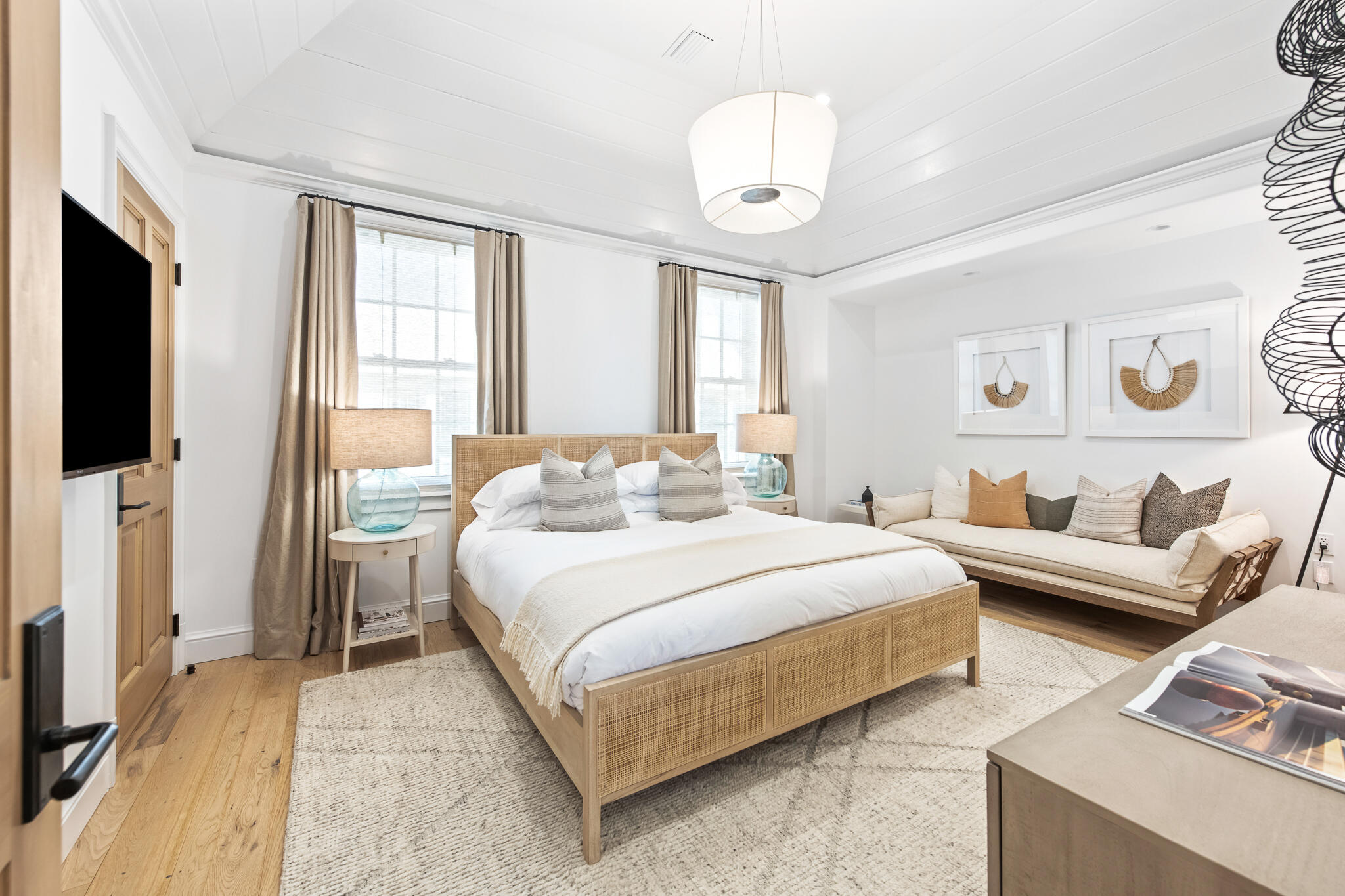 16 Smugglers Alley Inlet Beach, Unit BB6 Inlet Beach, FL 32461 - Photo 38 of 57 a bedroom with a bed couch and a window