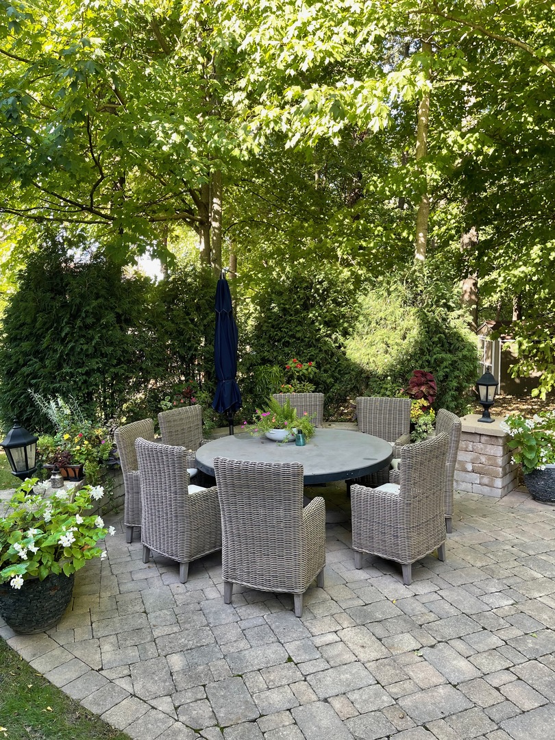 Undisclosed Address Frankfort, IL 60423 - Photo 8 of 9 a view of backyard with outdoor seating and green space