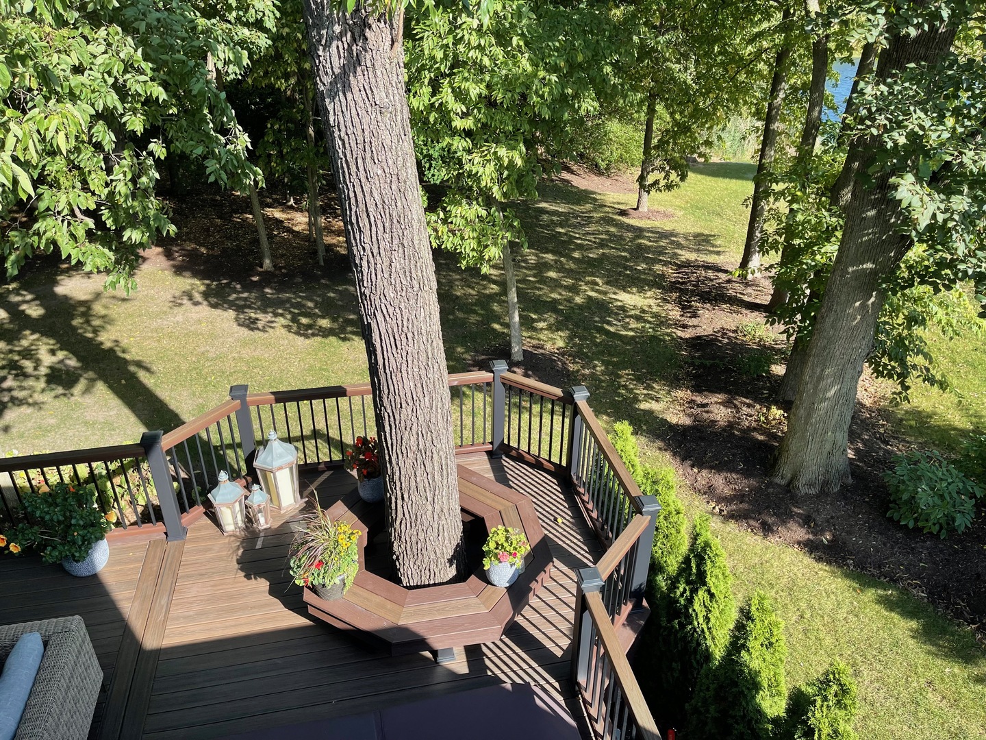 Undisclosed Address Frankfort, IL 60423 - Photo 9 of 9 a view of balcony with furniture and wooden floor