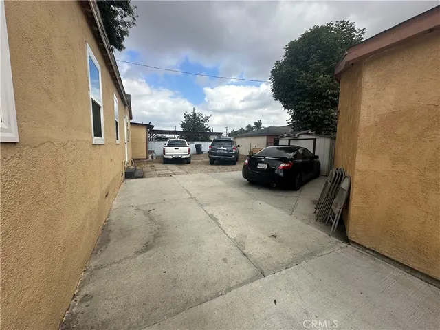 a car parked in garage