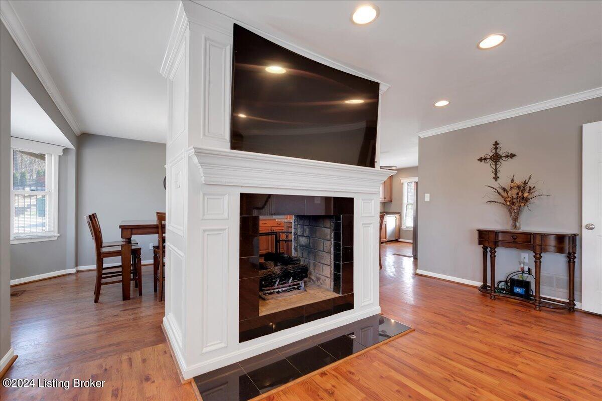 1921 Riva Ridge Road Louisville, KY 40214 - Photo 13 of 68 2 sided fireplace