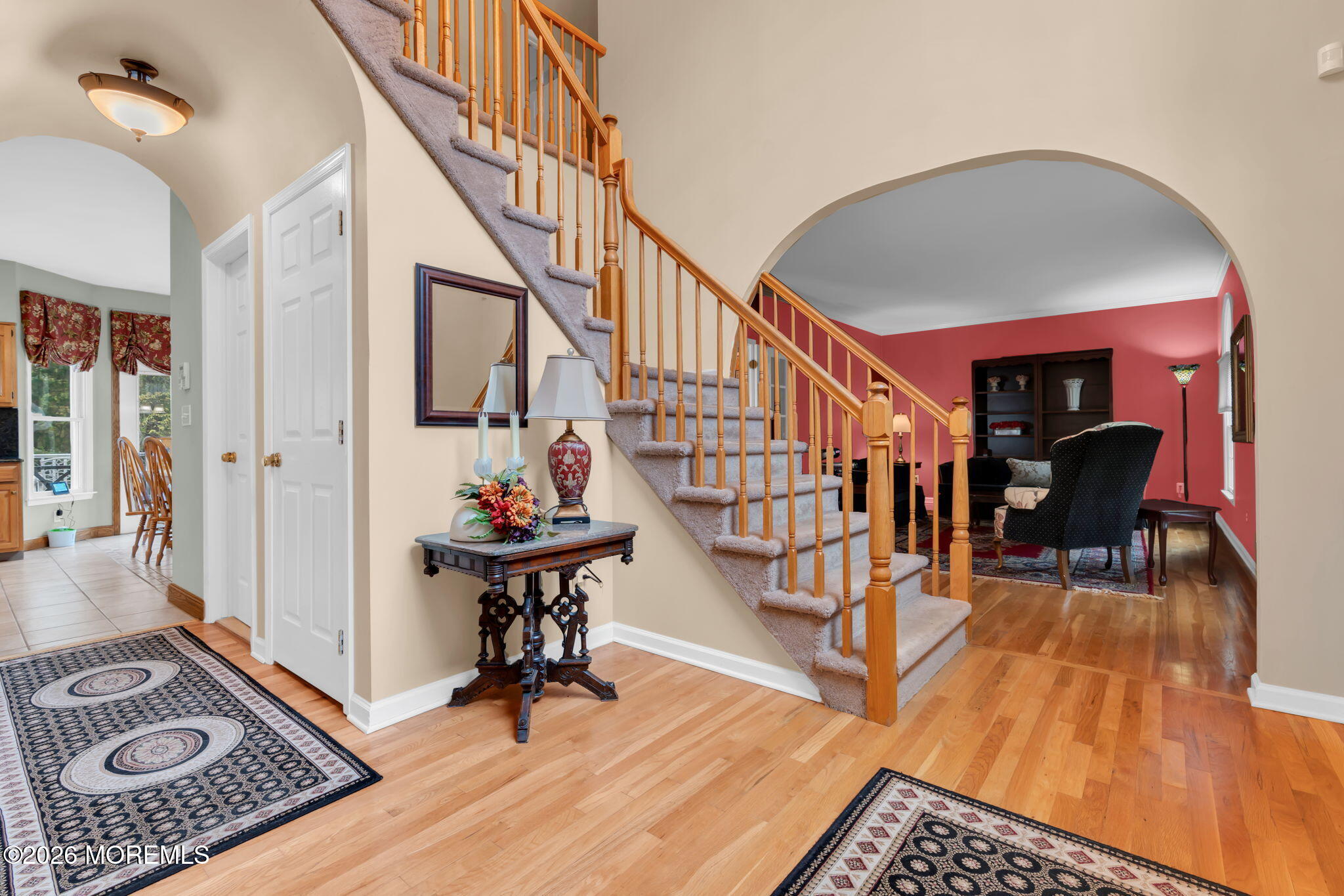 4 Quaker Hill Road Jackson, NJ 08527 - Photo 11 of 70 a view of entryway dining room and hall with wooden floor