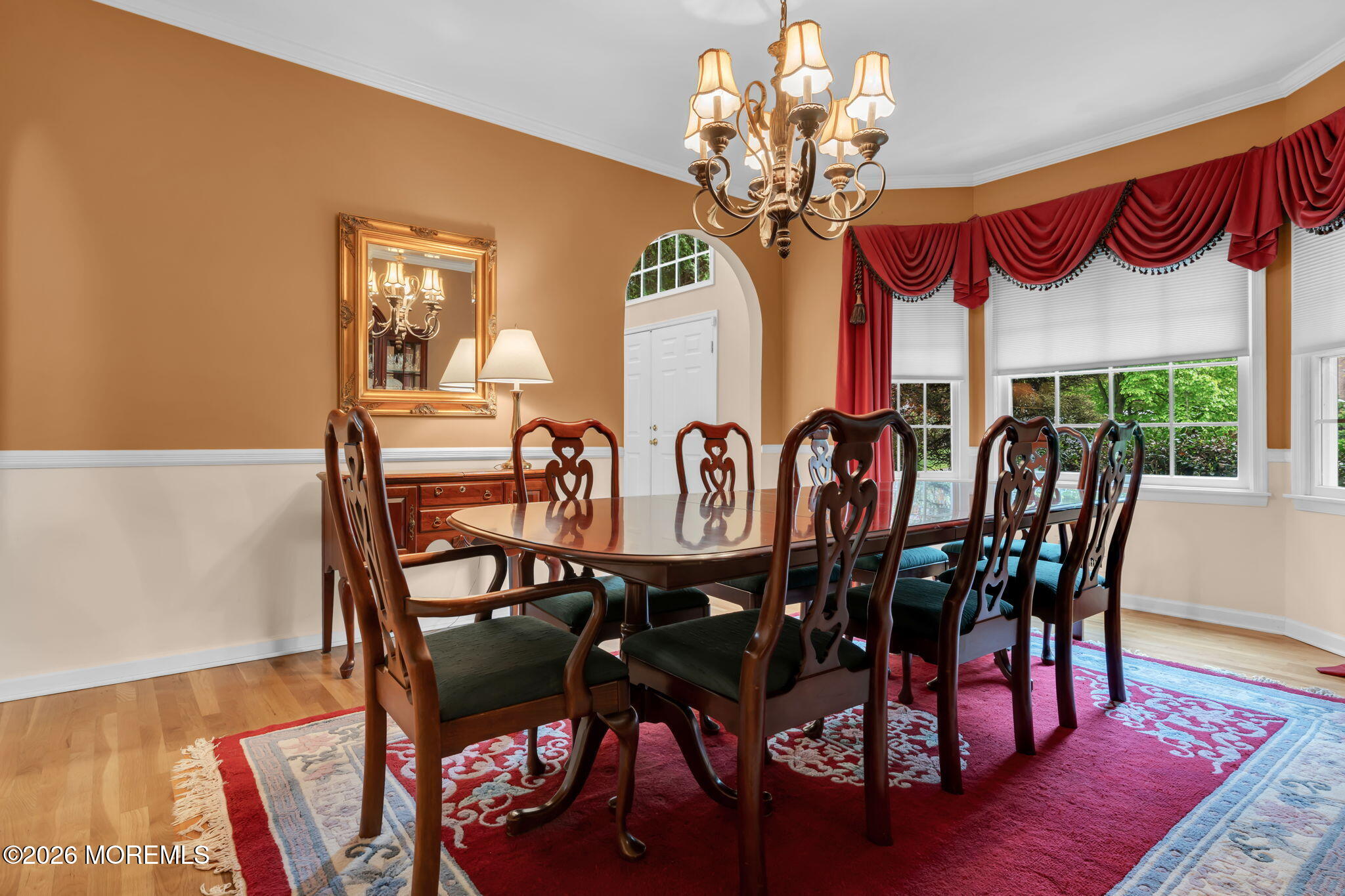 4 Quaker Hill Road Jackson, NJ 08527 - Photo 16 of 70 a view of a dining room with furniture wooden floor and chandelier