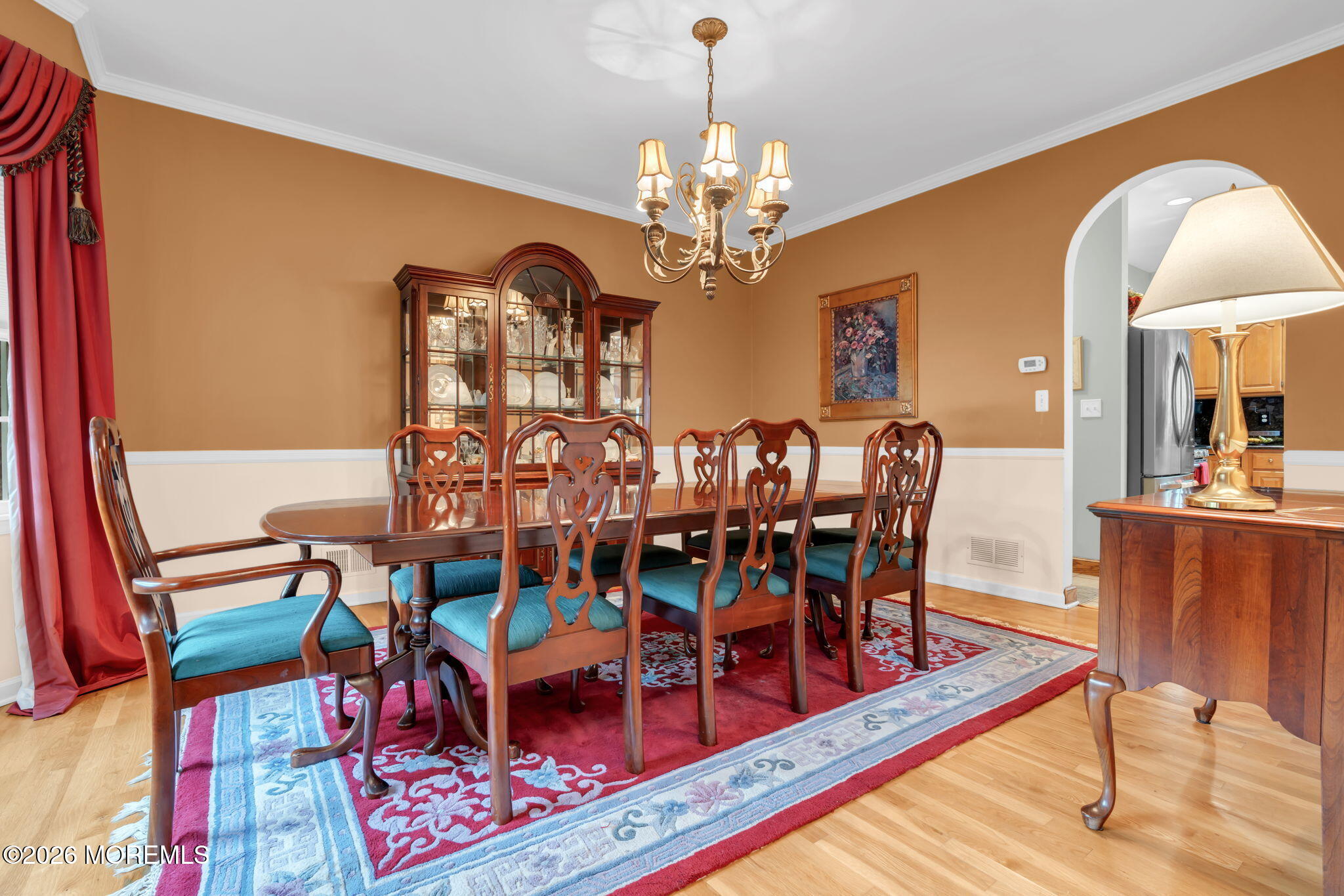4 Quaker Hill Road Jackson, NJ 08527 - Photo 18 of 70 a view of a dining room with furniture and chandelier
