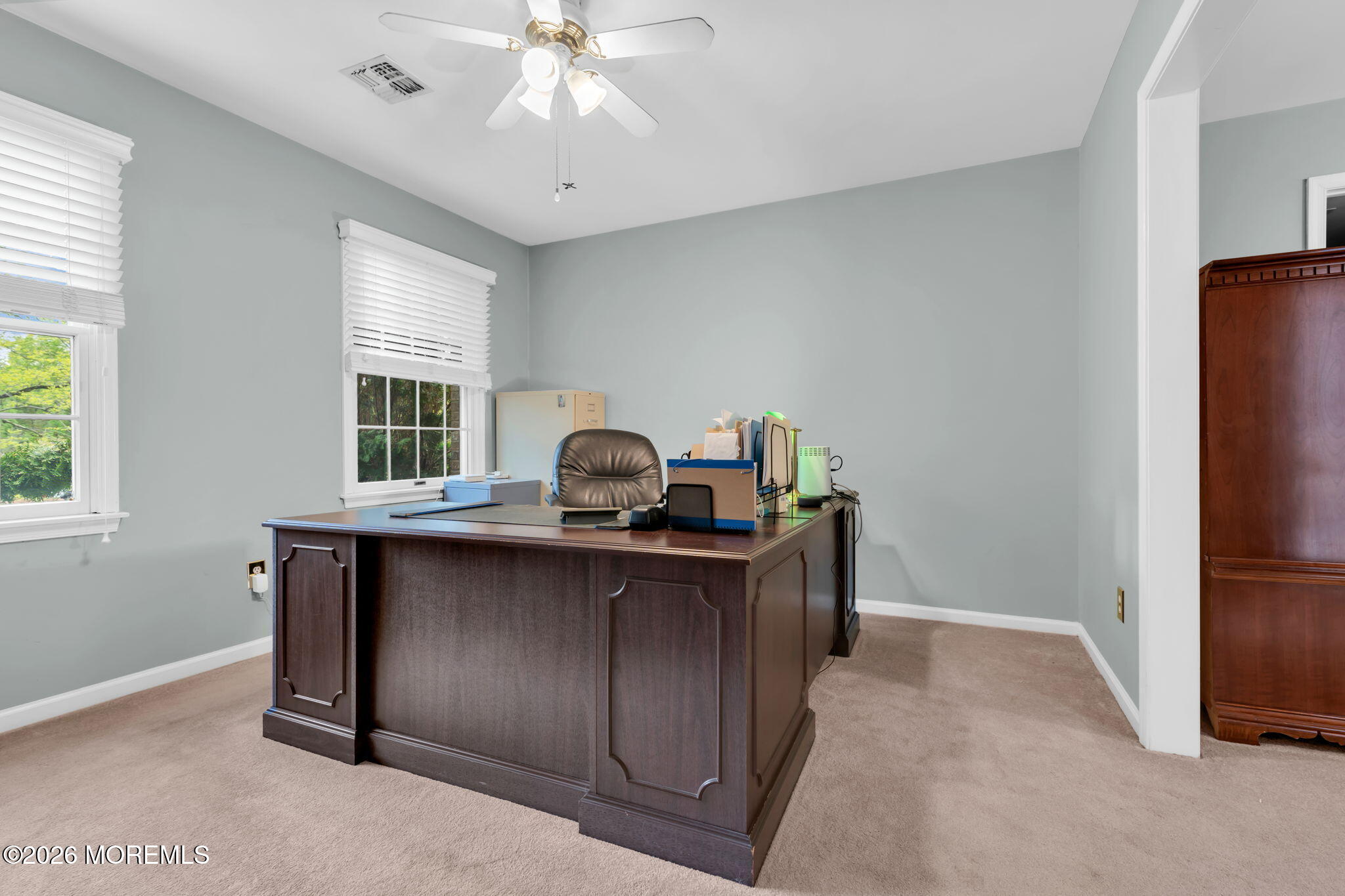 4 Quaker Hill Road Jackson, NJ 08527 - Photo 53 of 70 a view of a workspace with furniture and windows