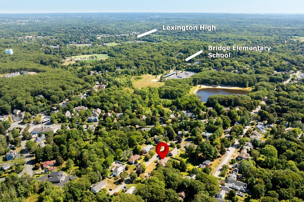 10 Idylwilde Road Lexington, MA 02421 - Photo 6 of 42 an aerial view of a house with a yard