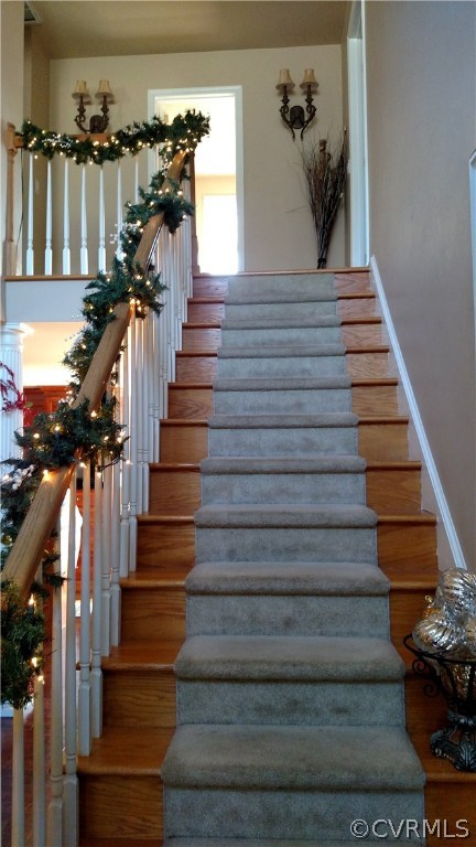 4267 Tatum Road Disputanta, VA 23842 - Photo 10 of 24 a view of entryway and hall with wooden floor