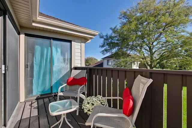 a view of balcony and deck