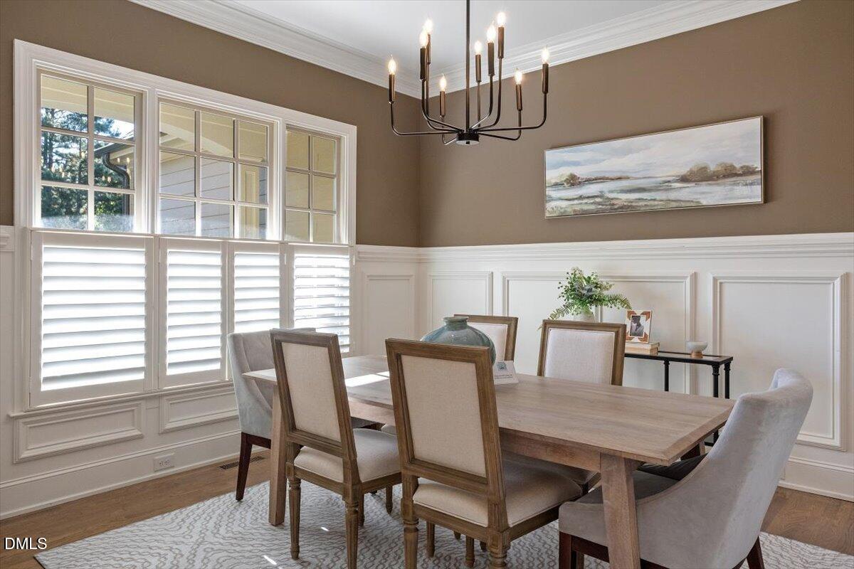 124 Dartmoor Lane Raleigh, NC 27614 - Photo 10 of 64 Refreshed Dining Room