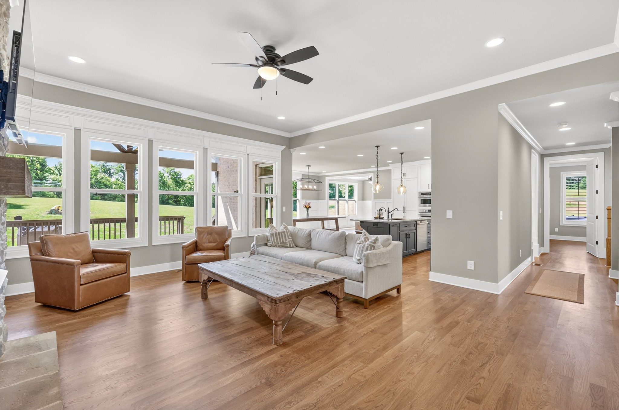 1176 Iron Bridge Road Columbia, TN 38401 - Photo 5 of 53 a living room with furniture and a large window
