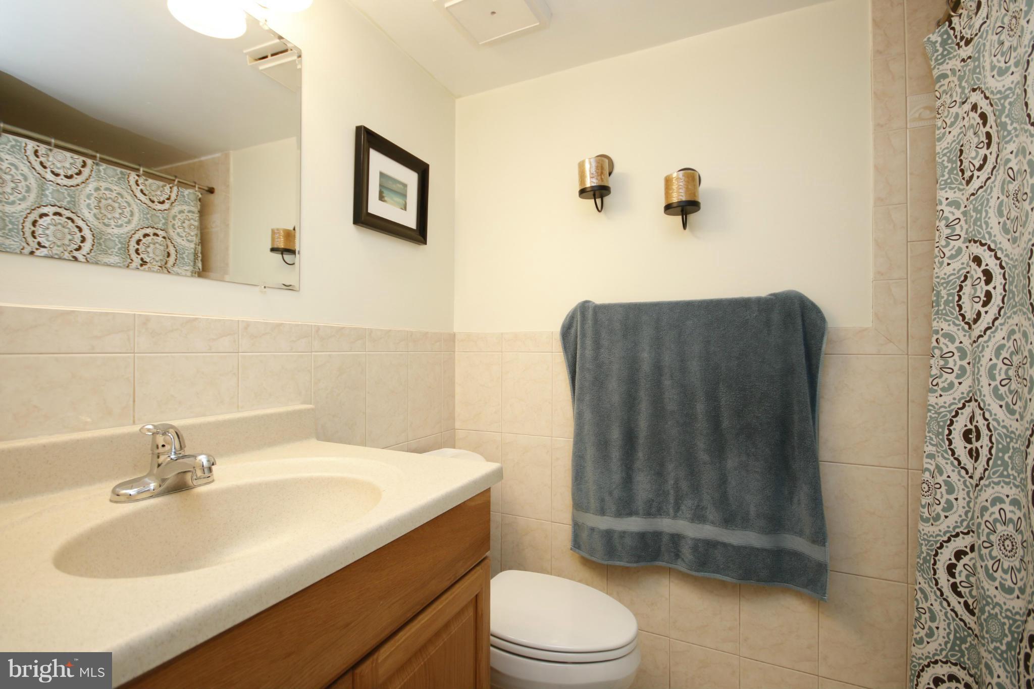 2210 Castle Rock Square, Unit 1B Reston, VA 20191 - Photo 19 of 26 a bathroom with a sink toilet and shower