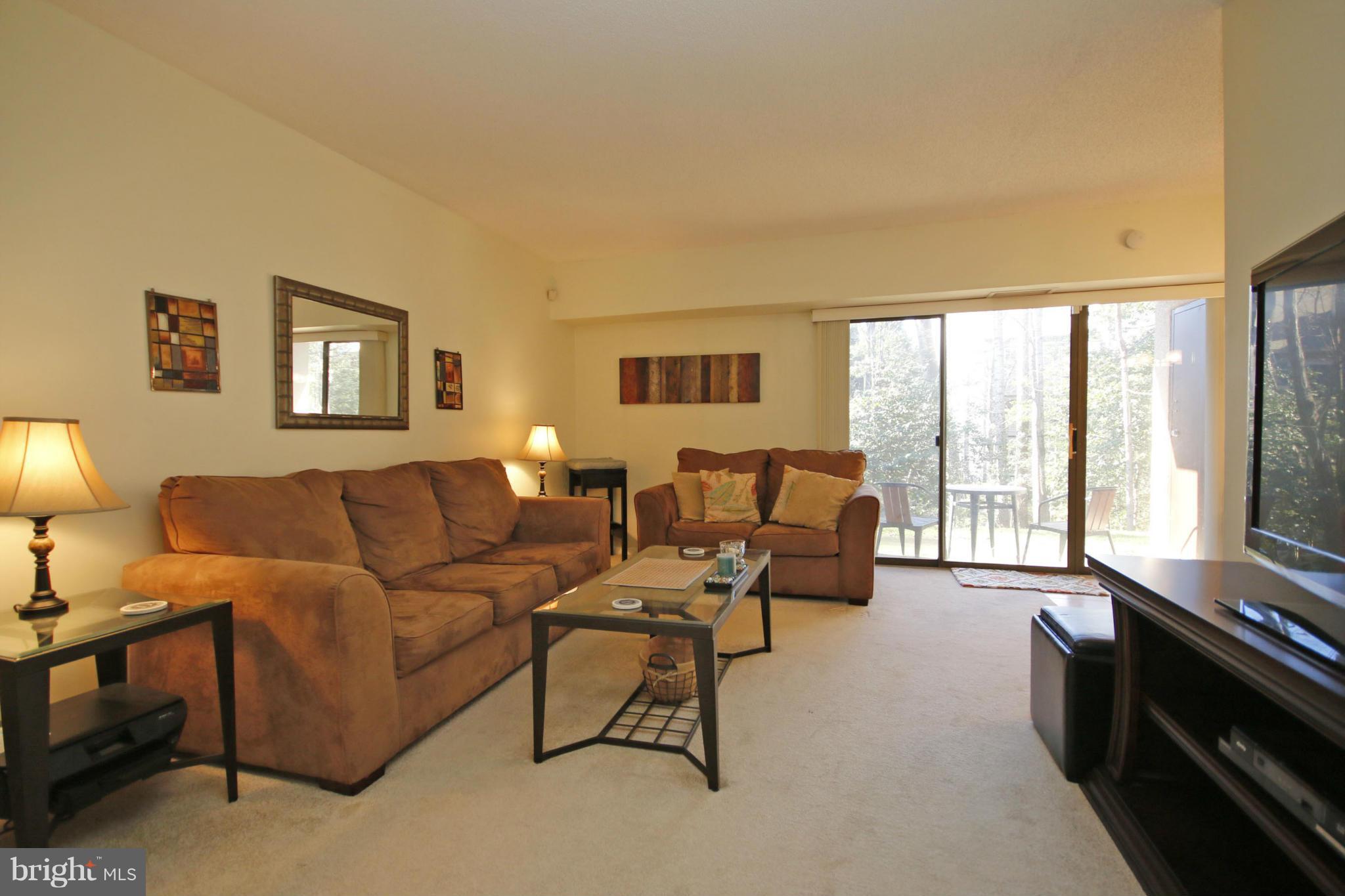 2210 Castle Rock Square, Unit 1B Reston, VA 20191 - Photo 8 of 26 a living room with furniture and large windows
