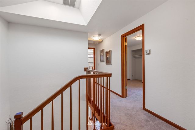 a view of a hallway with interior of the house