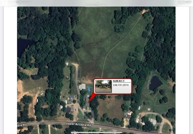 a bird view of a house