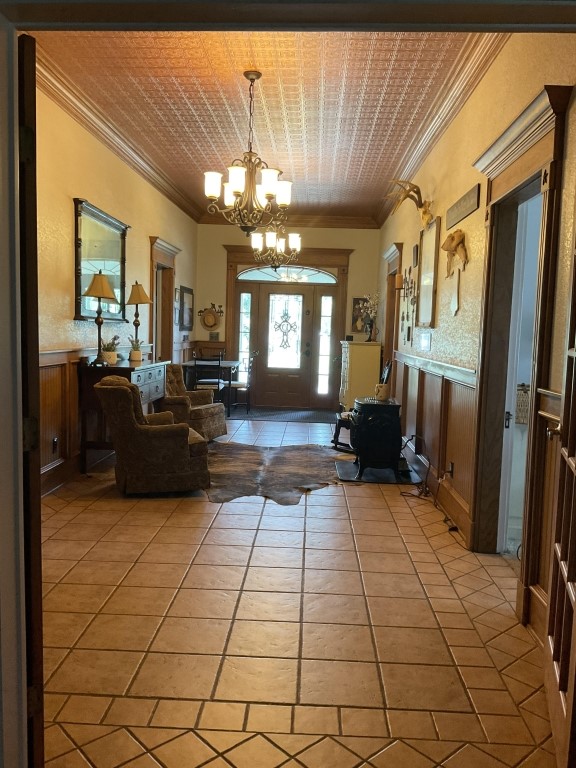 198 Fm 2974 Rd Center Center, TX 75935 - Photo 36 of 50 a lobby with furniture and a chandelier