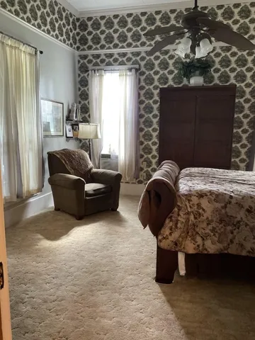 a childrens park with lots of swings and slides