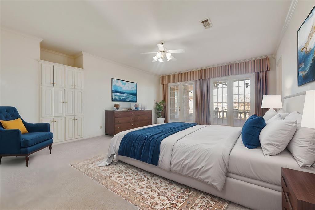 2251 English Road Rockwall, TX 75032 - Photo 17 of 36 a bedroom with a bed couch and window